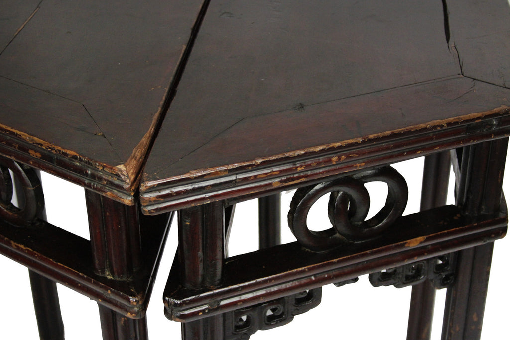 Pair of Chinese Moon Tables