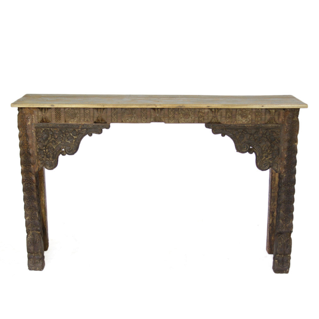 Moorish Carved Console Table