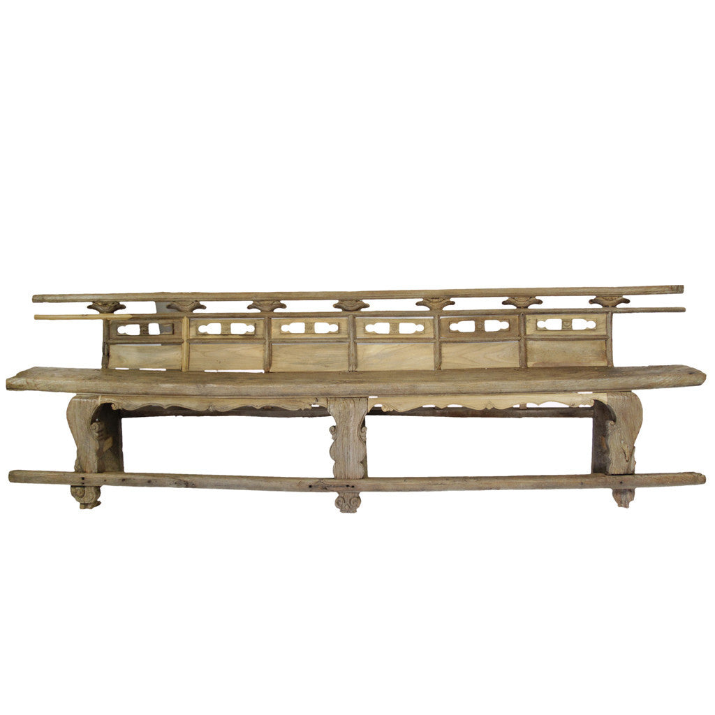 Masterful 18th Century Theater Bench