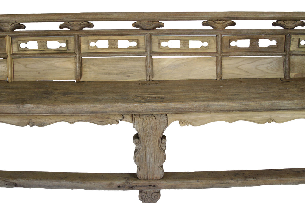 Masterful 18th Century Theater Bench