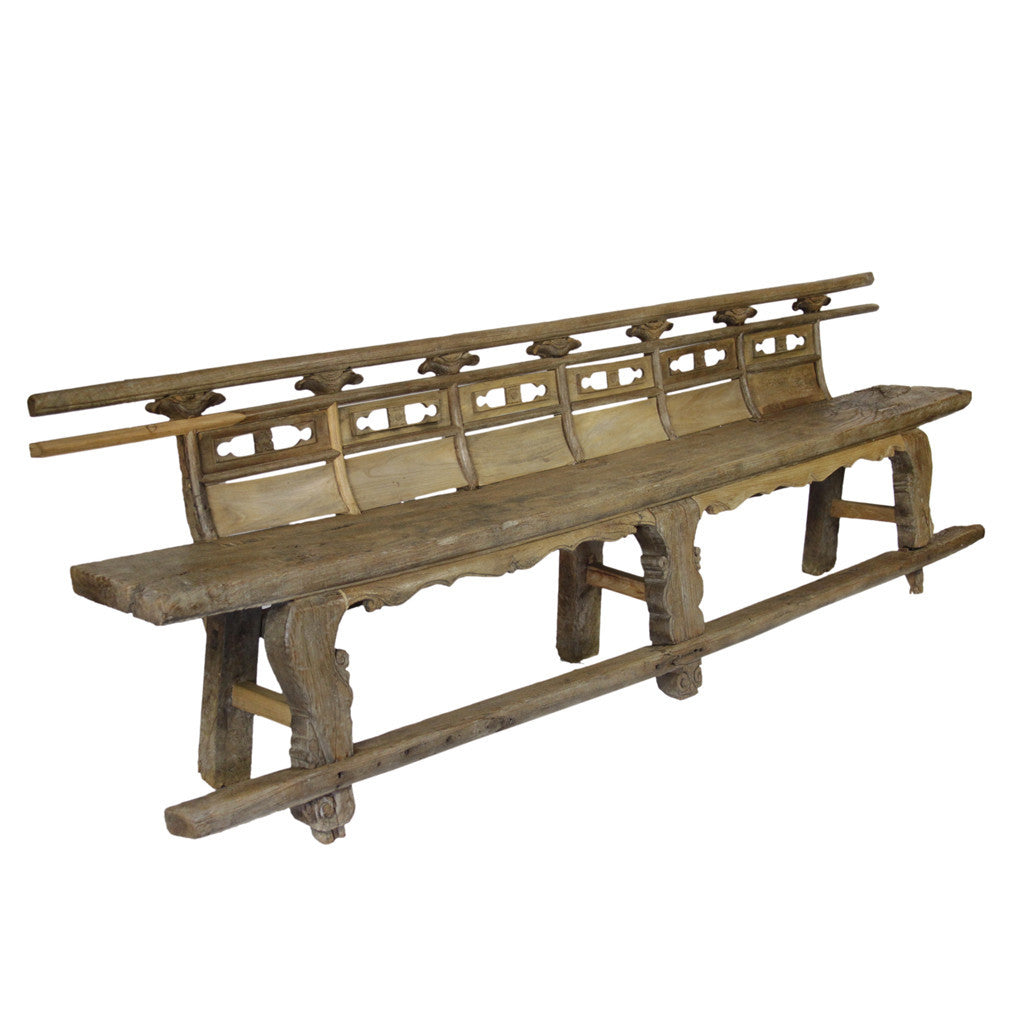 Masterful 18th Century Theater Bench