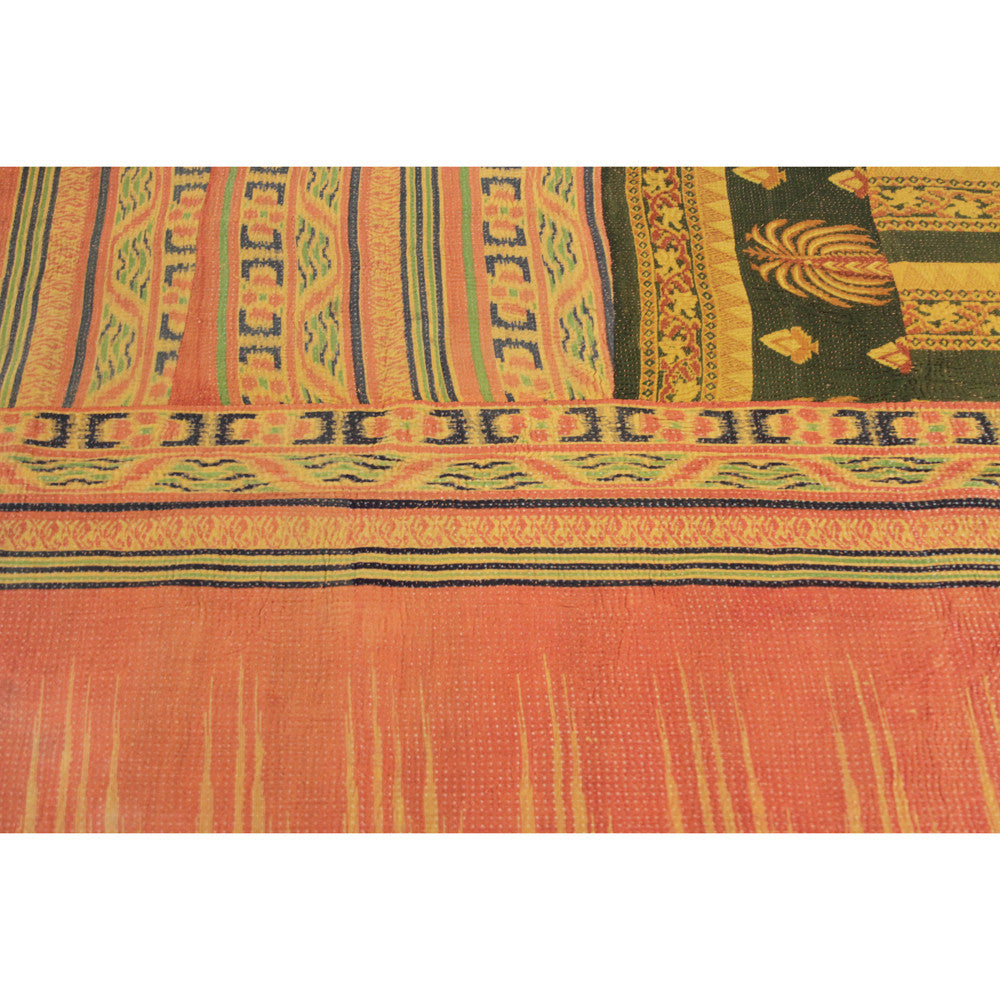 Vintage Kantha Throw