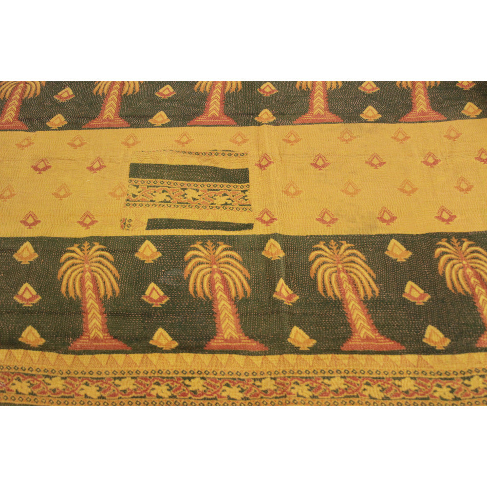Vintage Kantha Throw