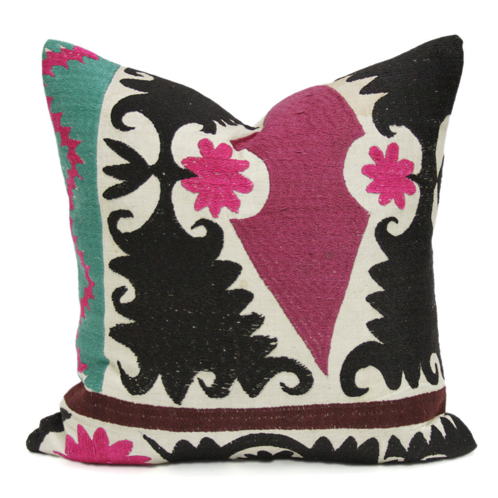 Royal Antique Suzani Square Pillow