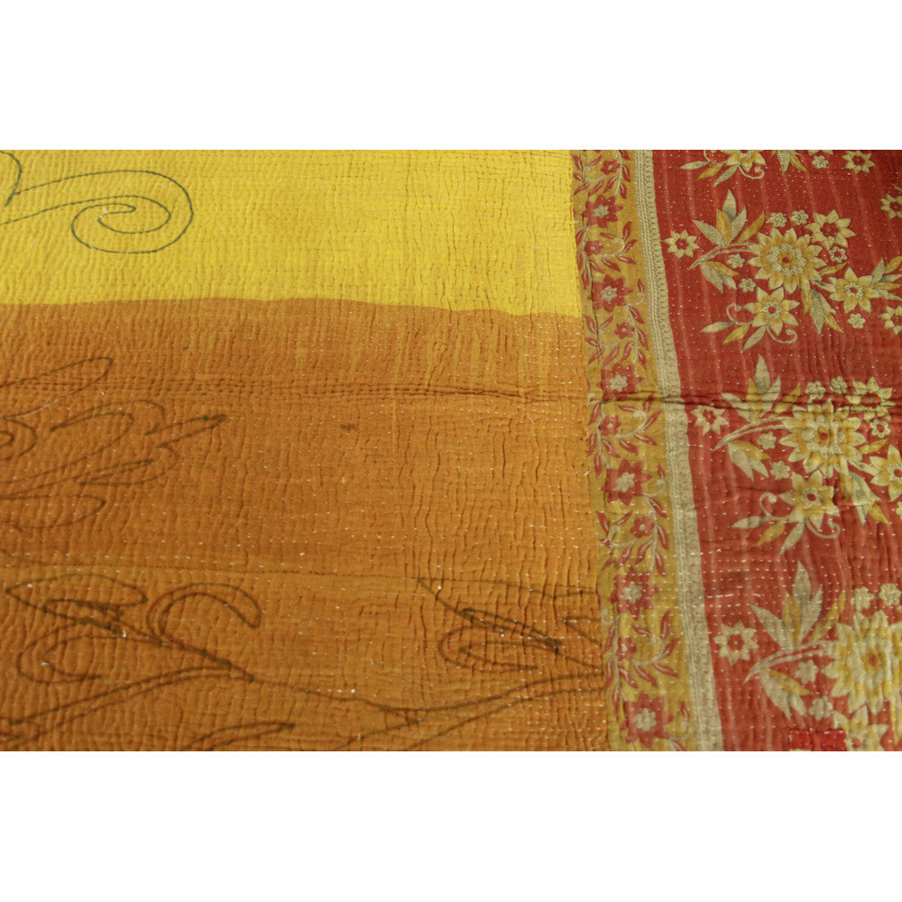 Vintage Kantha Throw