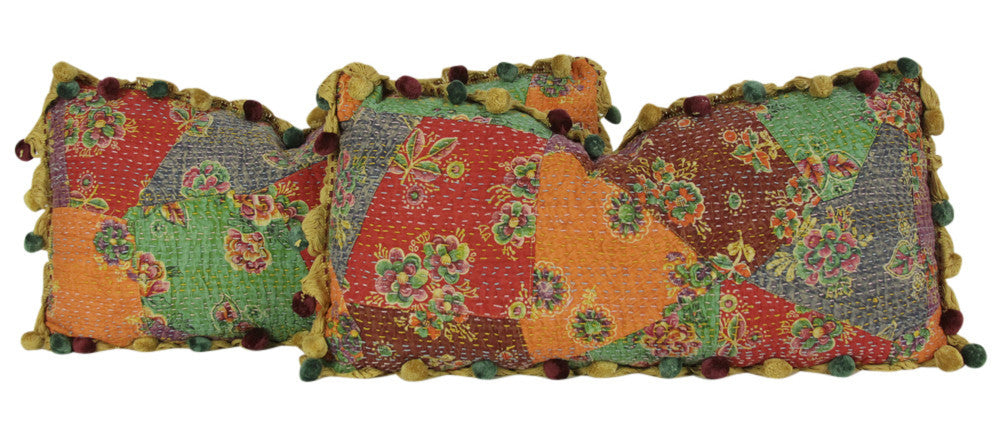 Jogi Rali Floral Pillow, Set Of 2