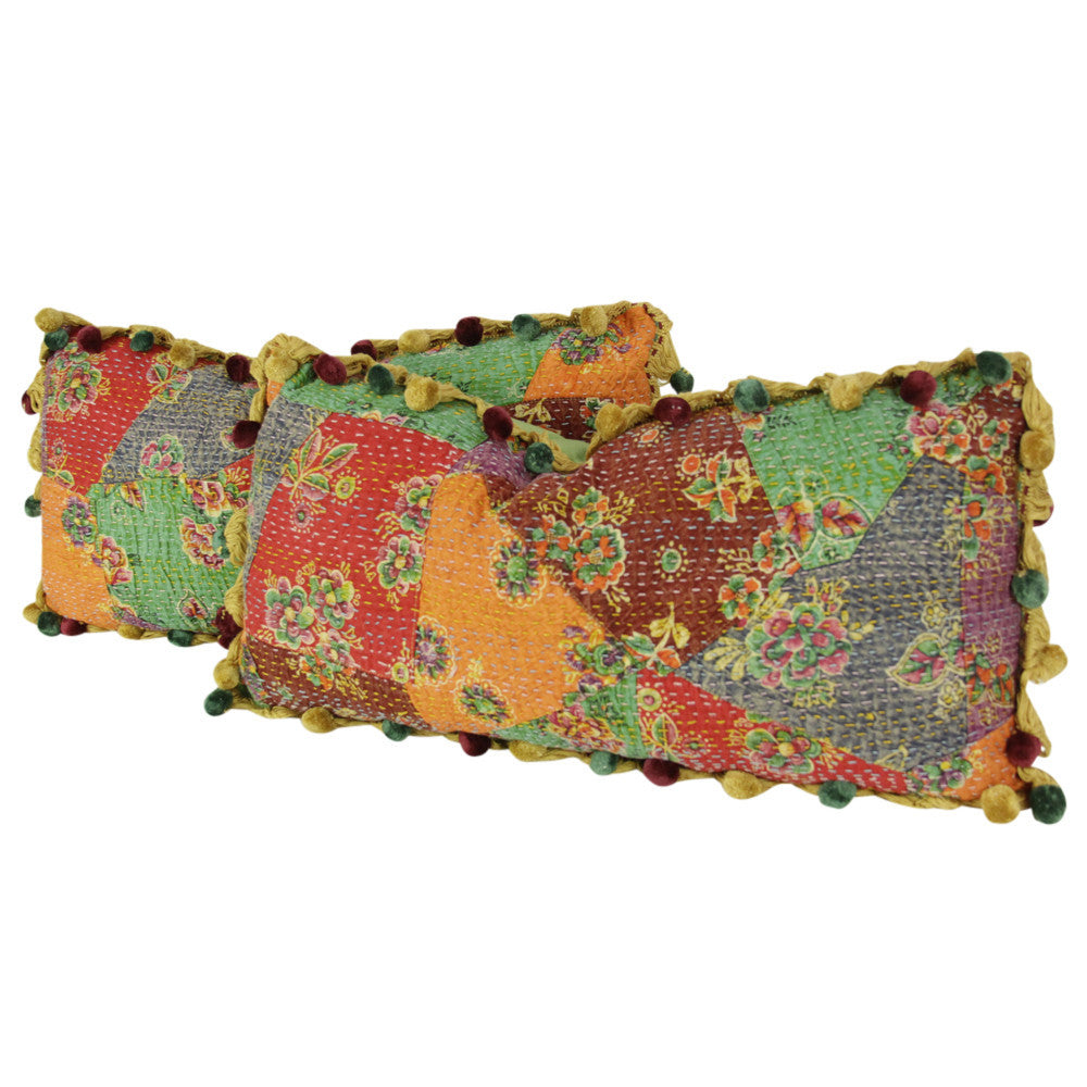 Jogi Rali Floral Pillow, Set Of 2