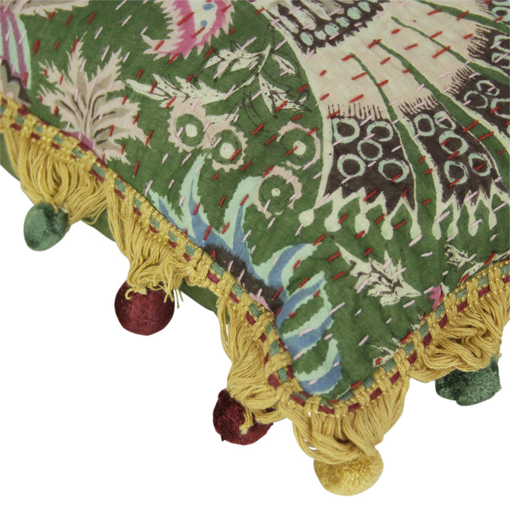 Jogi Rali Verde Pillow, Set Of 2