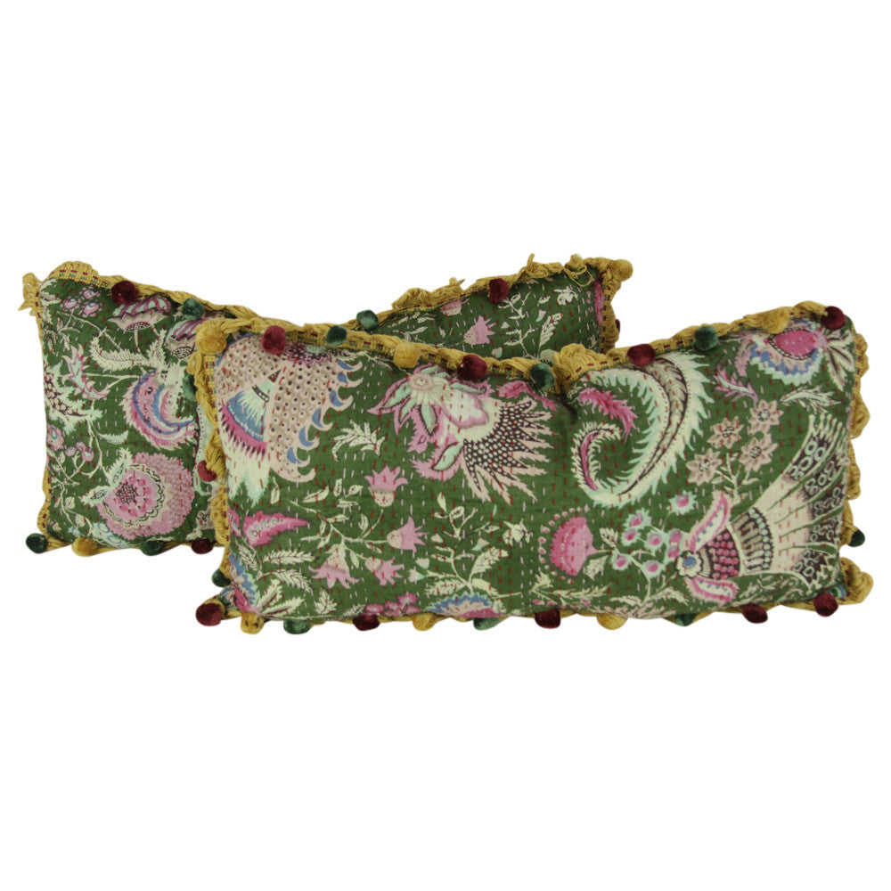 Jogi Rali Verde Pillow, Set Of 2