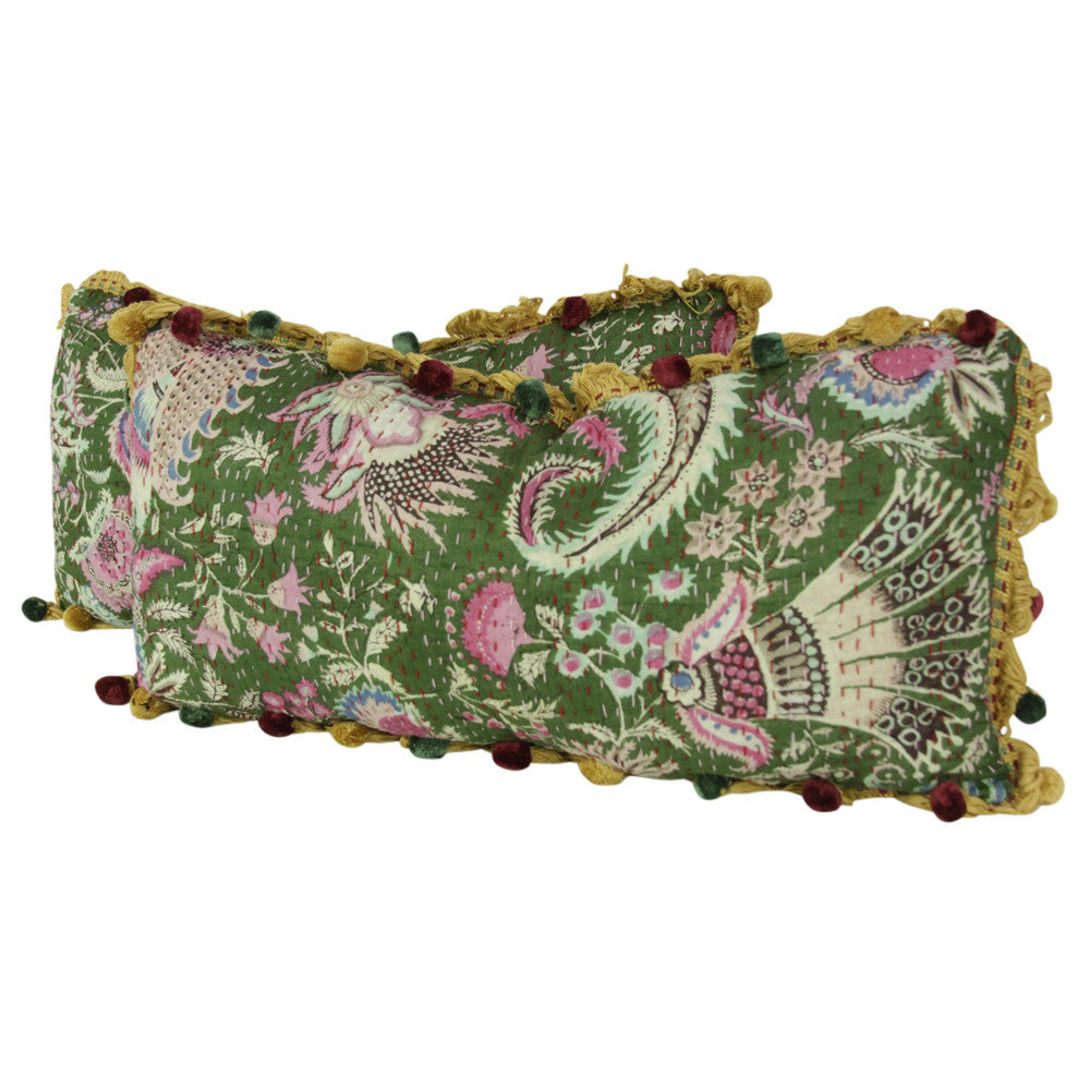 Jogi Rali Verde Pillow, Set Of 2