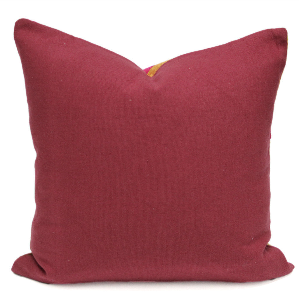 Bagh Phulkari Pillow (square)