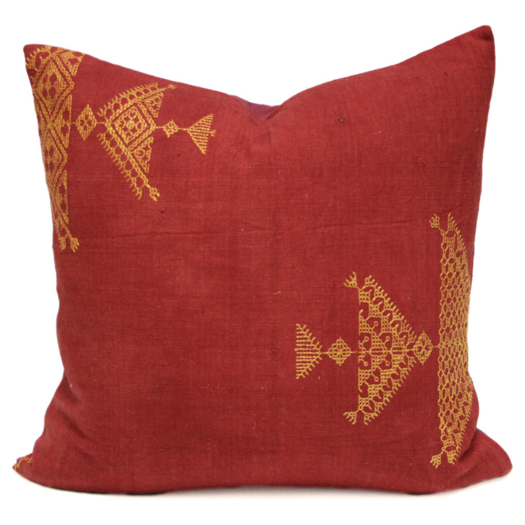 Bagh Phulkari Pillow (square)