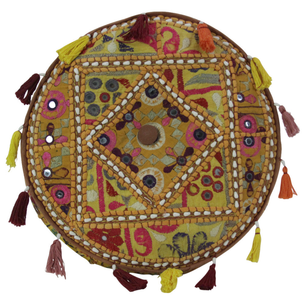 Vintage Rajasthali Pouf