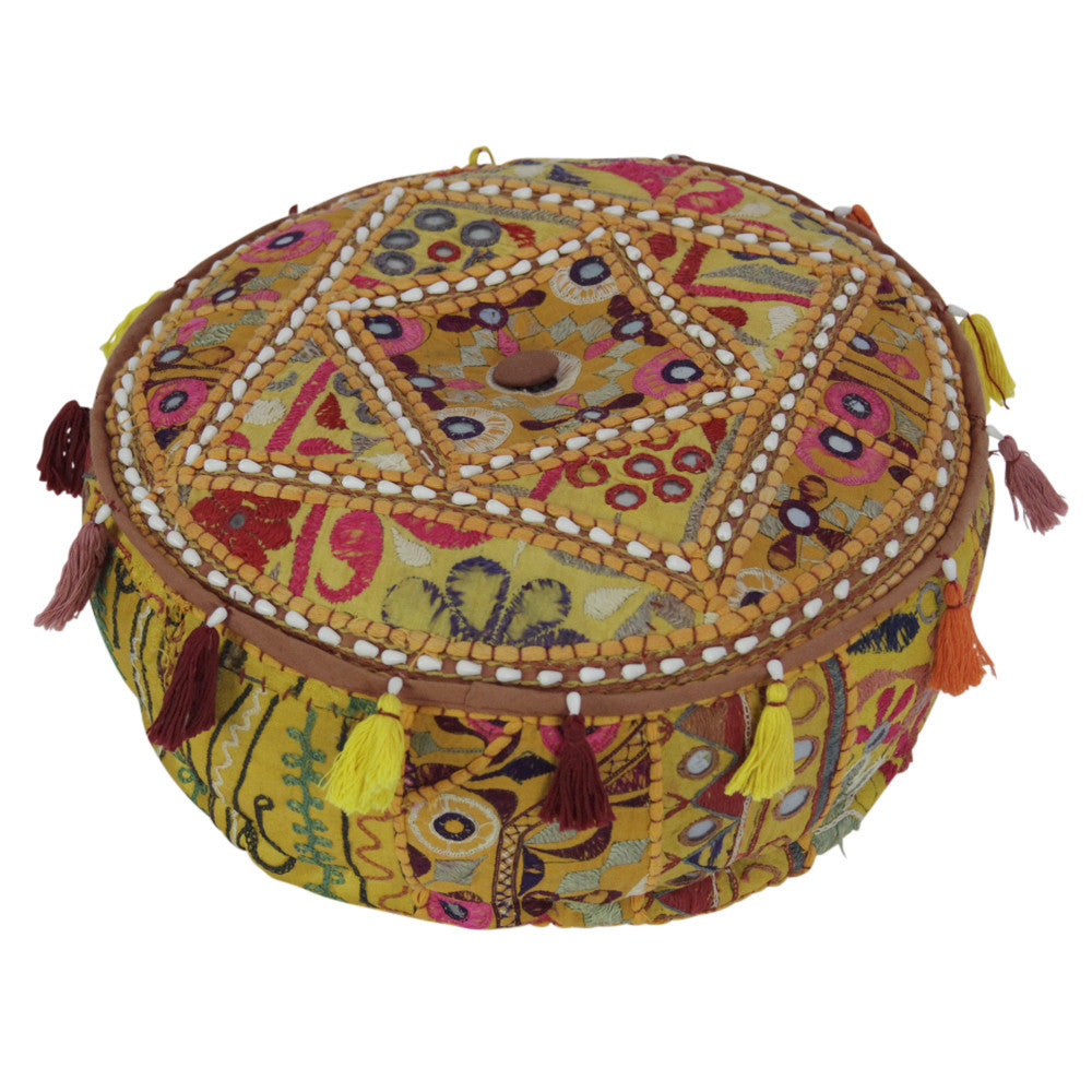 Vintage Rajasthali Pouf
