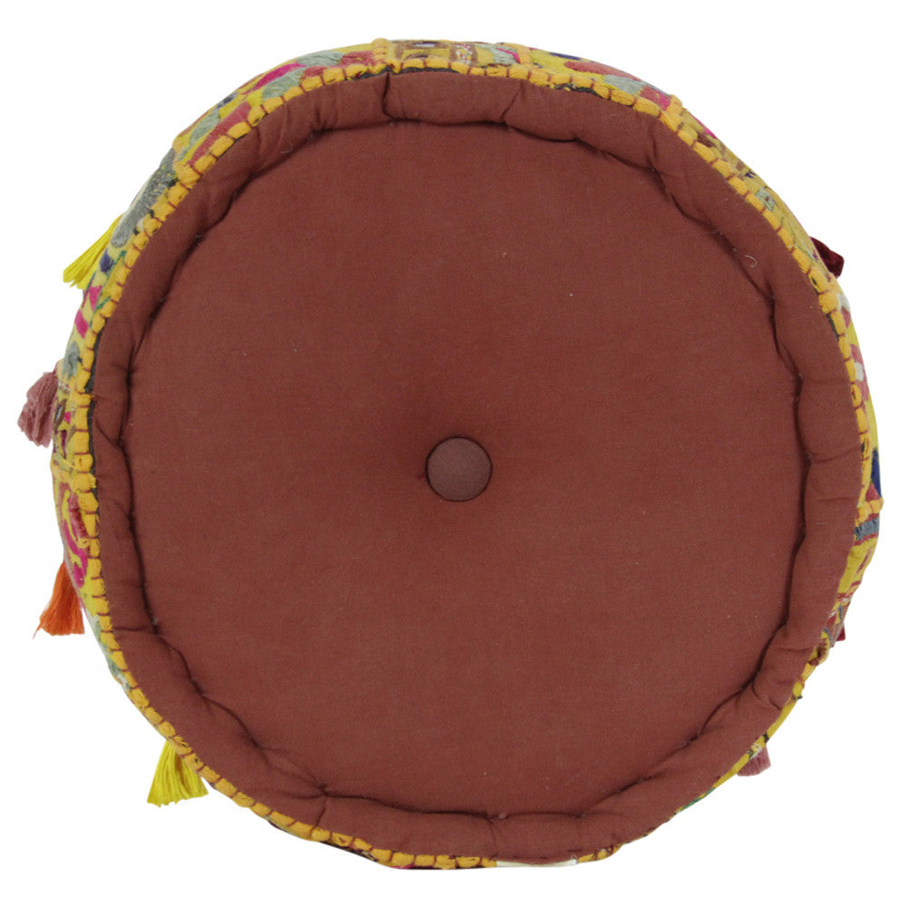 Vintage Rajasthali Pouf
