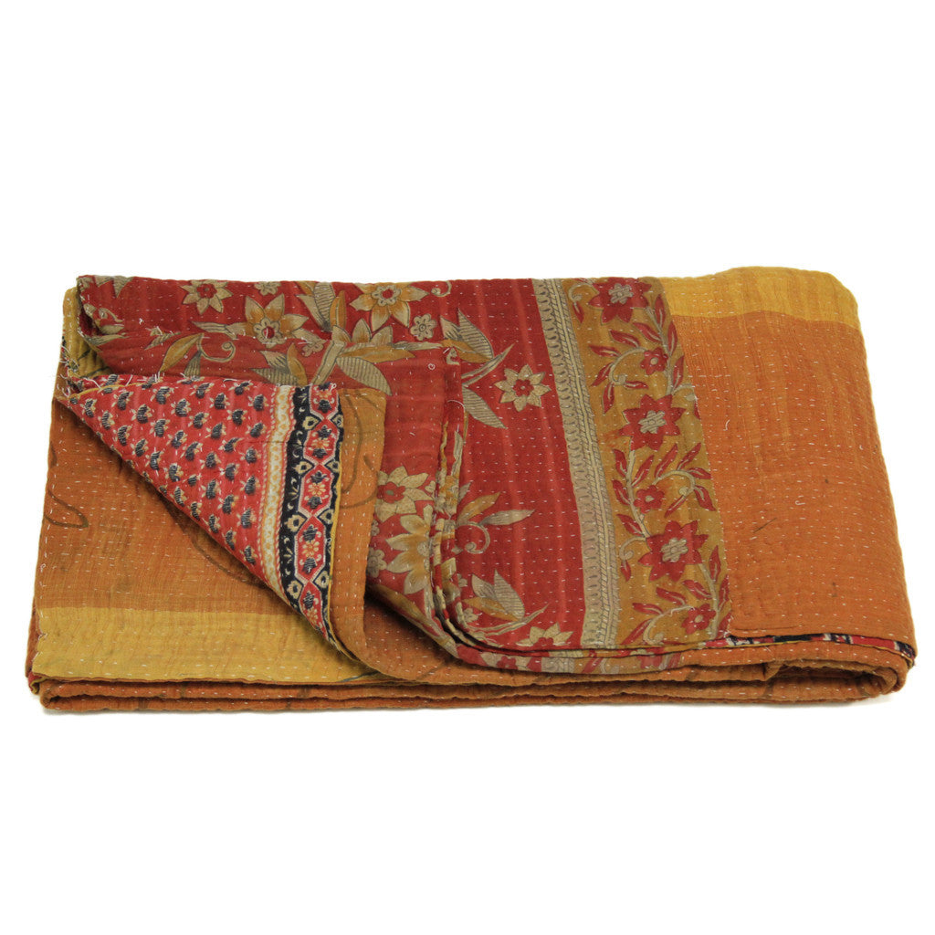 Vintage Kantha Throw