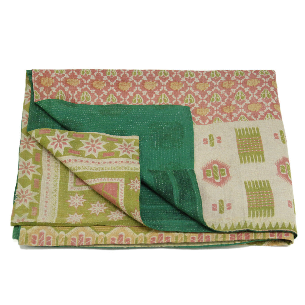 Vintage Kantha Throw