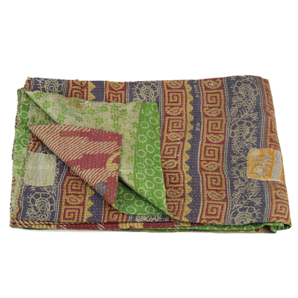 Vintage Kantha Throw