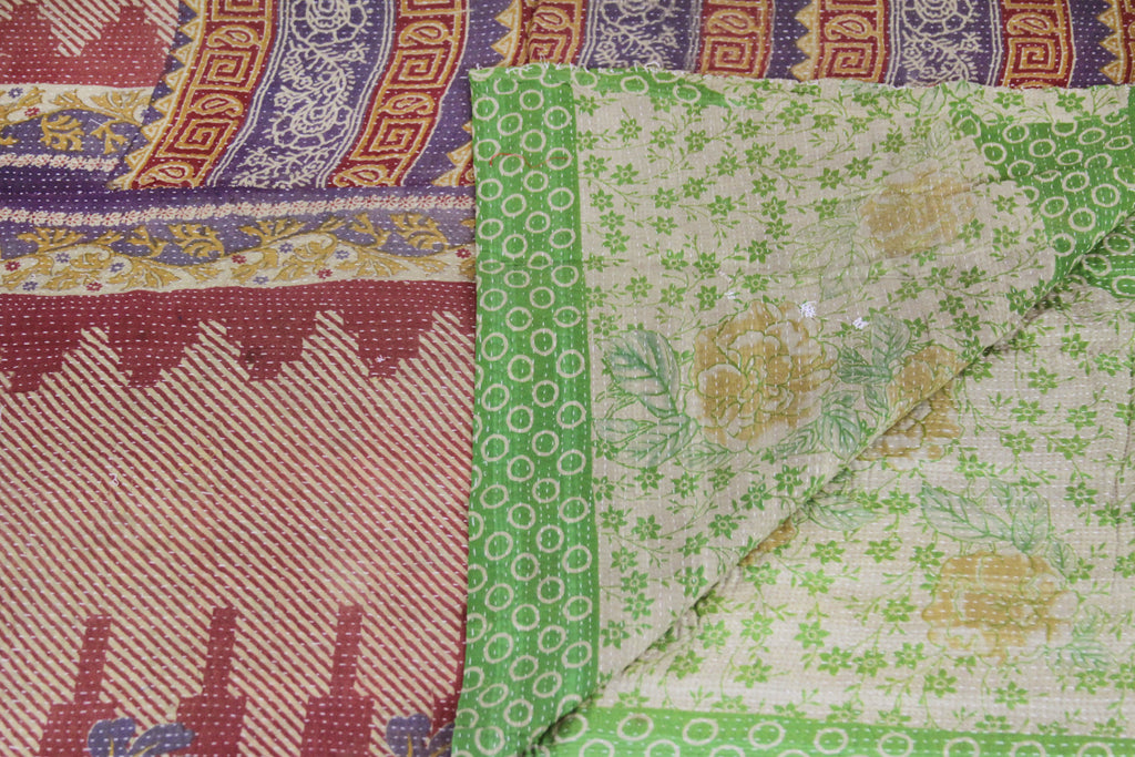 Vintage Kantha Throw