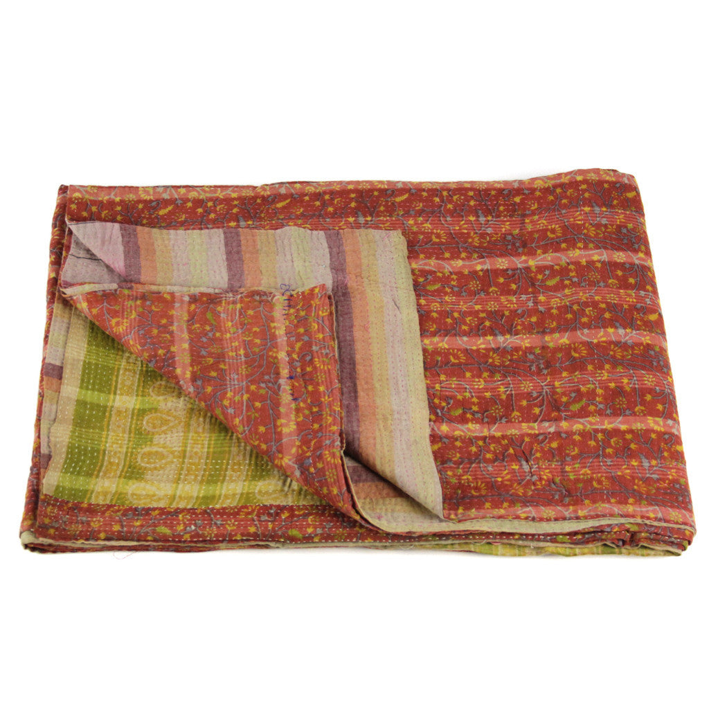 Vintage Kantha Throw