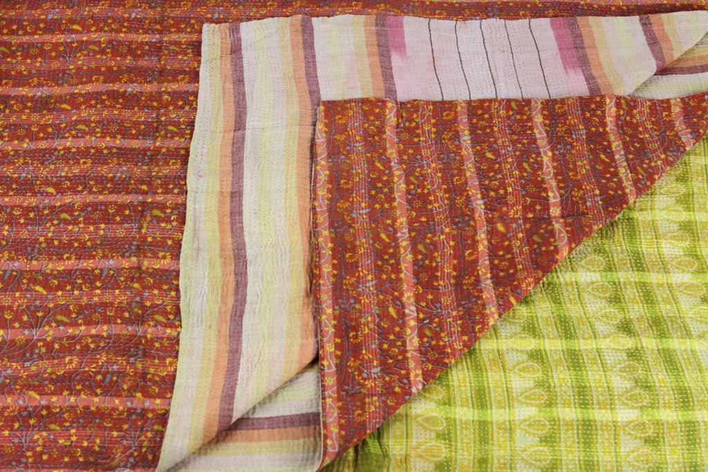 Vintage Kantha Throw