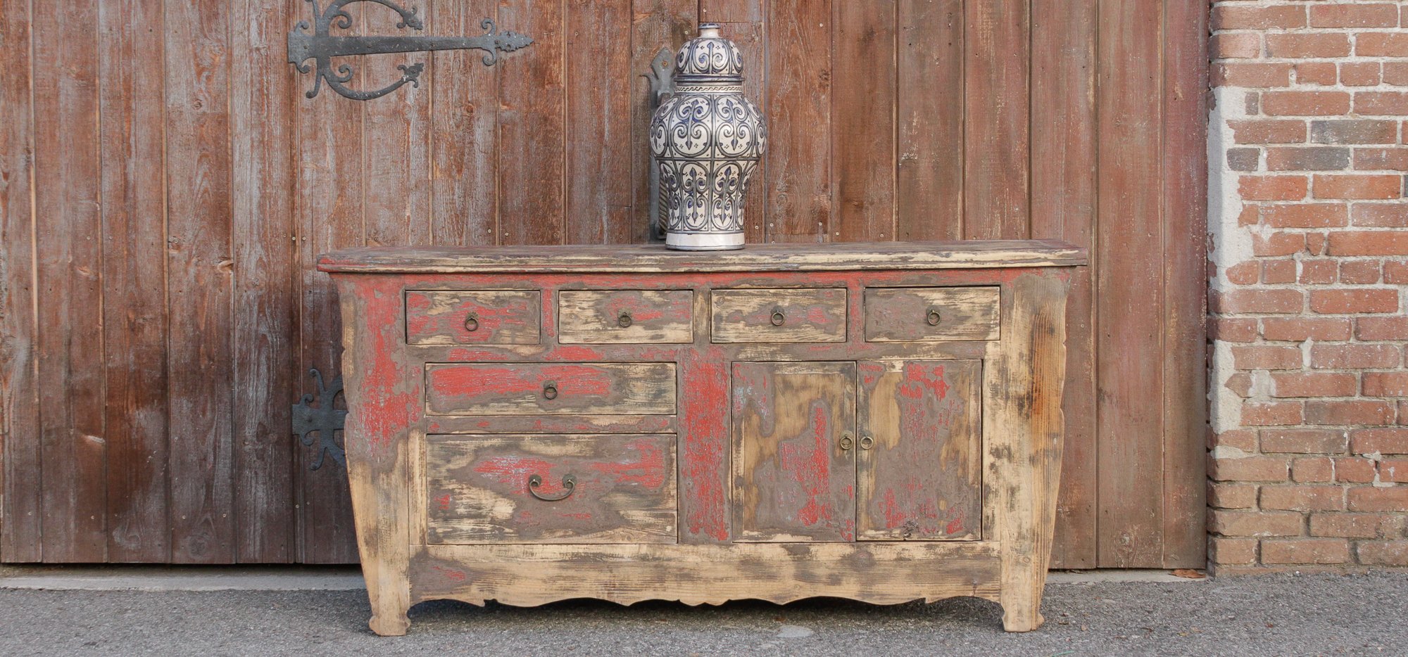 19th Century Shanxi Distressed Sideboard