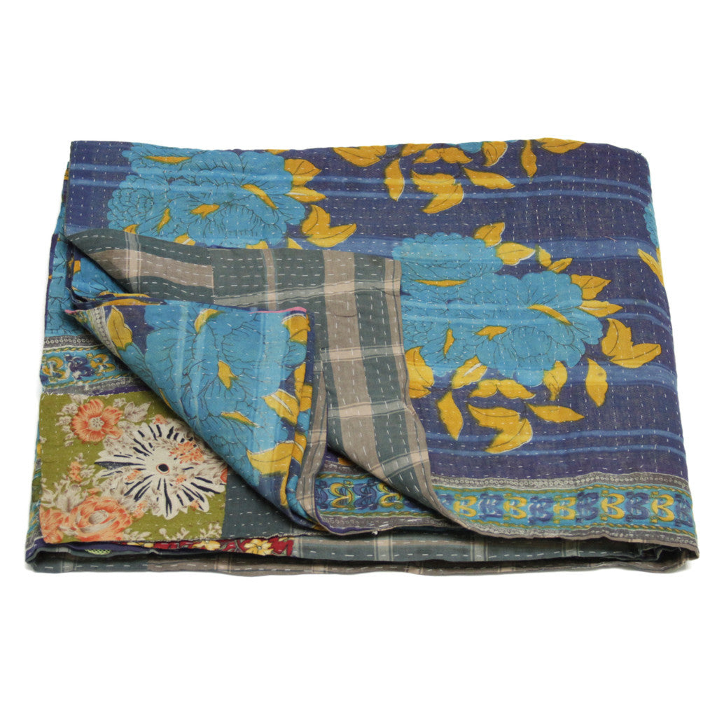 Vintage Kantha Throw