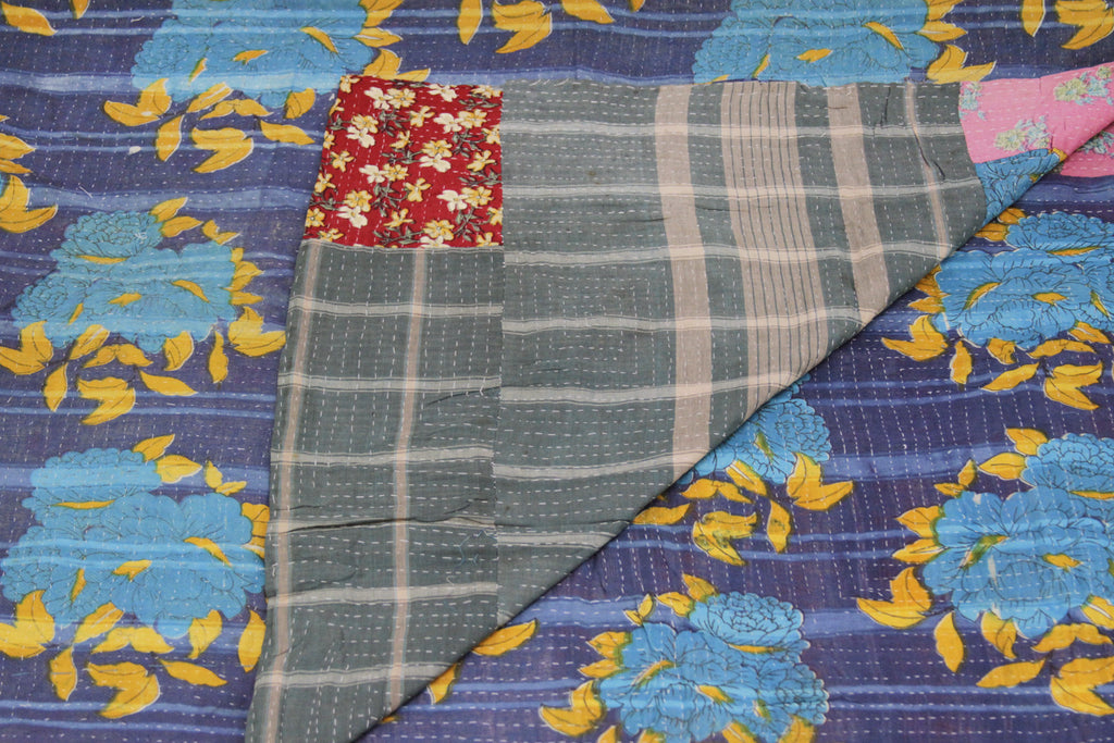 Vintage Kantha Throw
