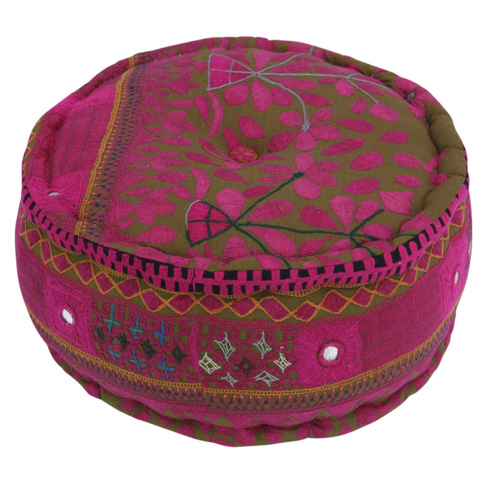 Tribal Mathuravati Pouf