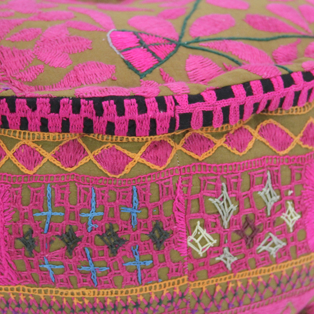 Tribal Mathuravati Pouf