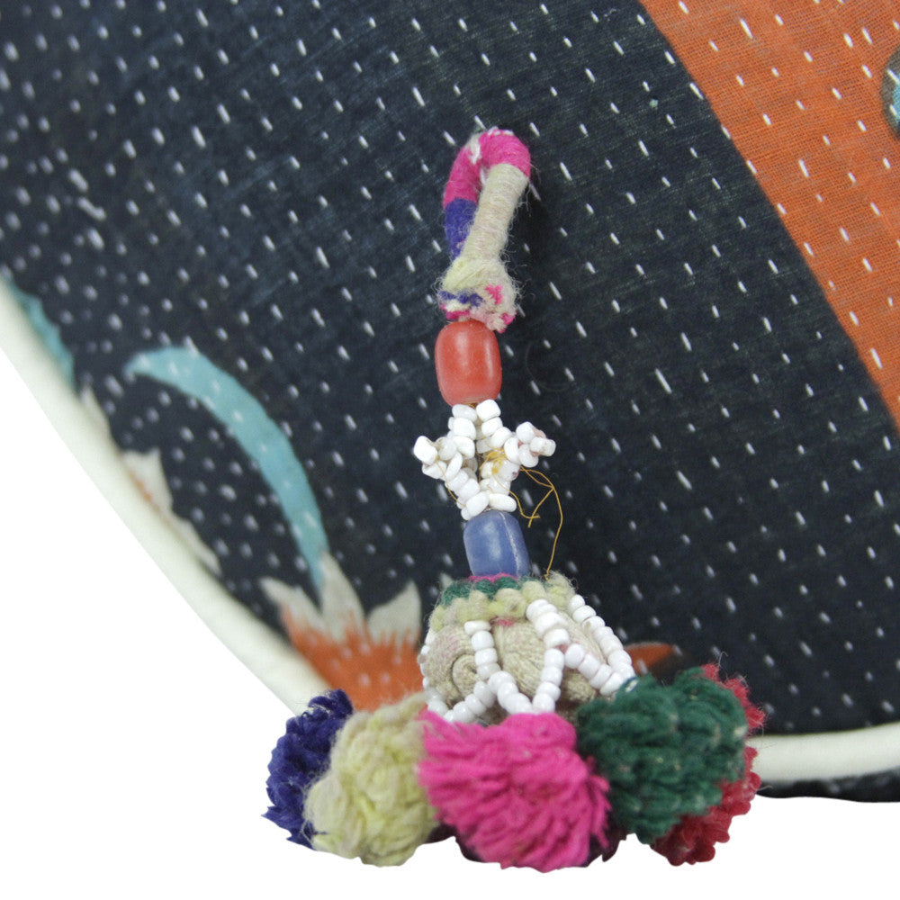 Pushpa Kantha Bolster Pillow