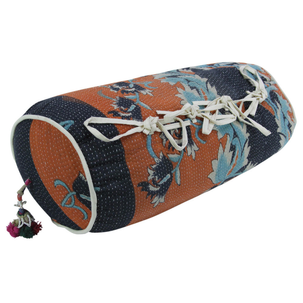 Pushpa Kantha Bolster Pillow