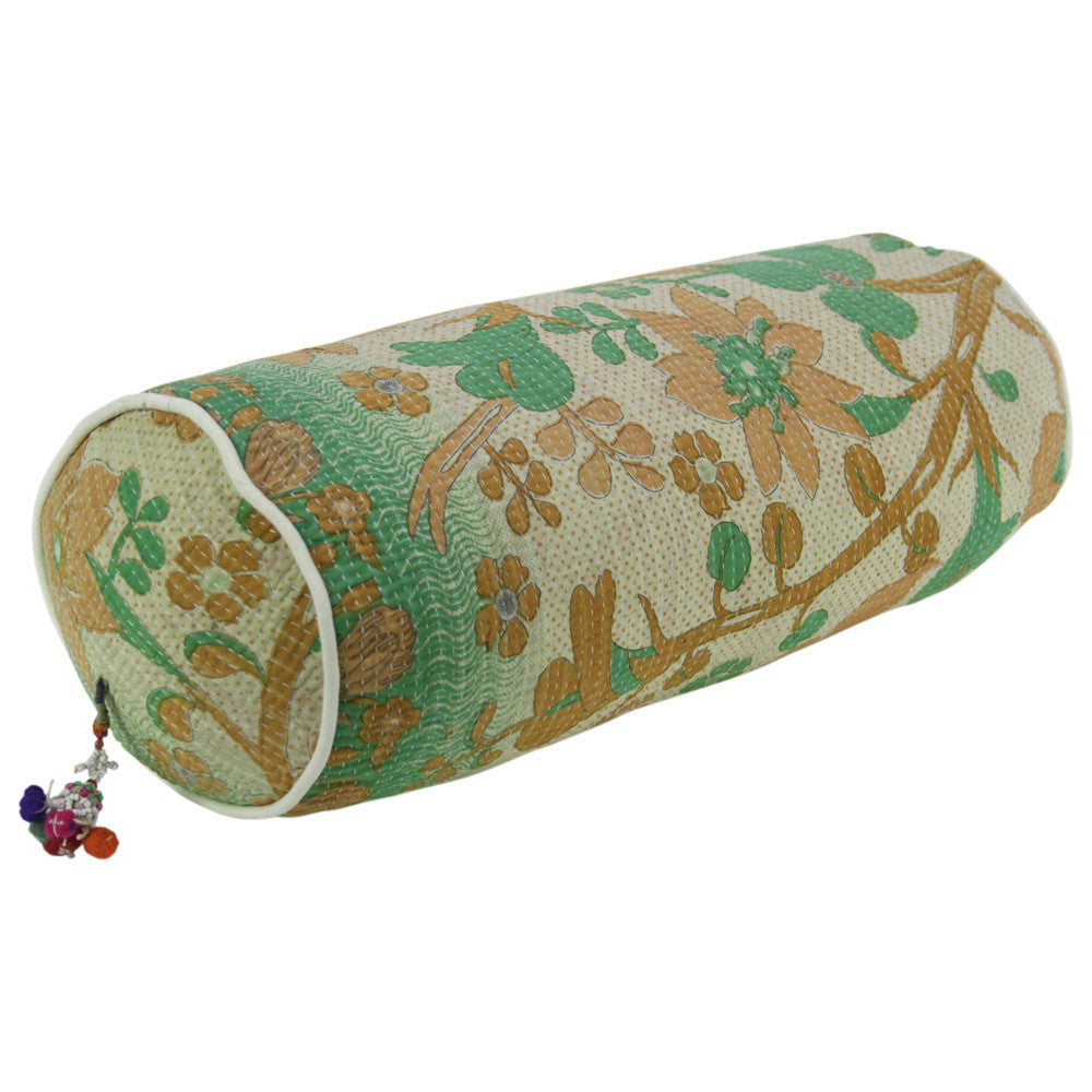 Marudham Kantha Pillows, Pair