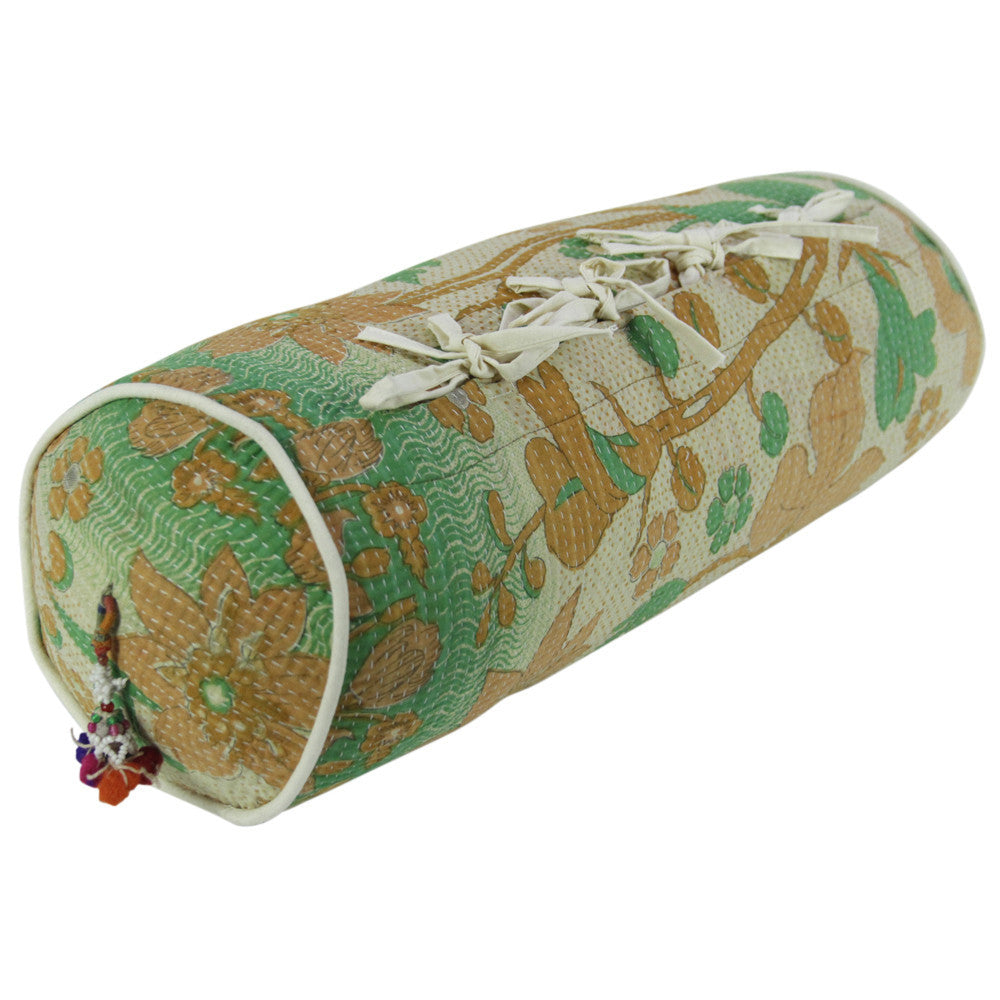 Marudham Kantha Pillows, Pair
