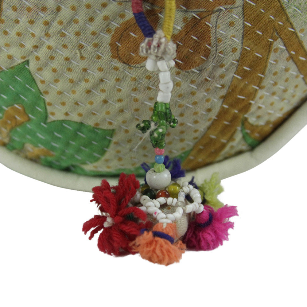 Marudham Kantha Pillows, Pair
