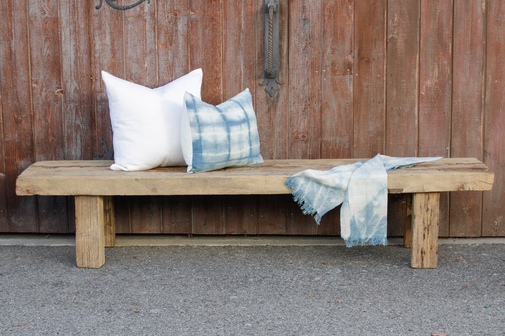 Antique Robust Rustic Bench