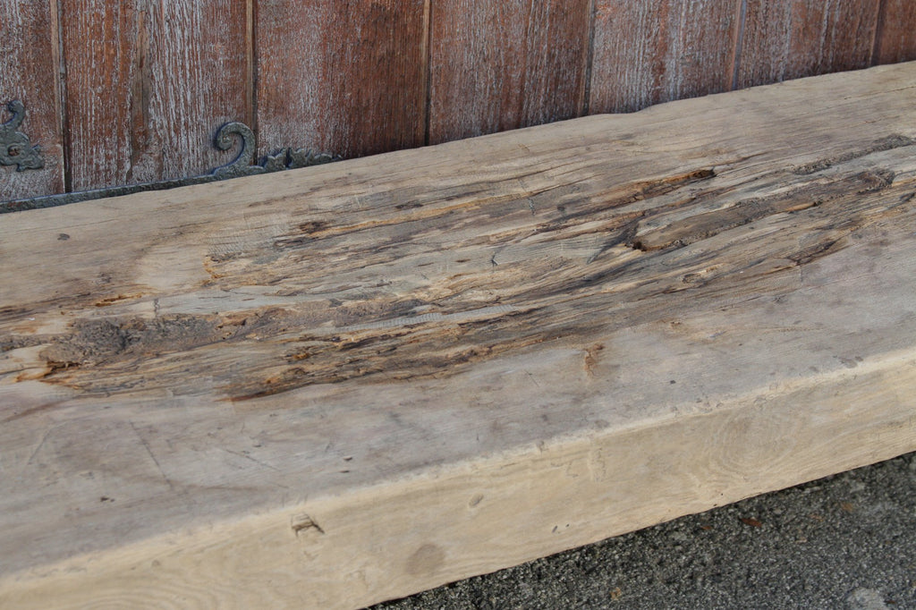 Antique Robust Rustic Bench