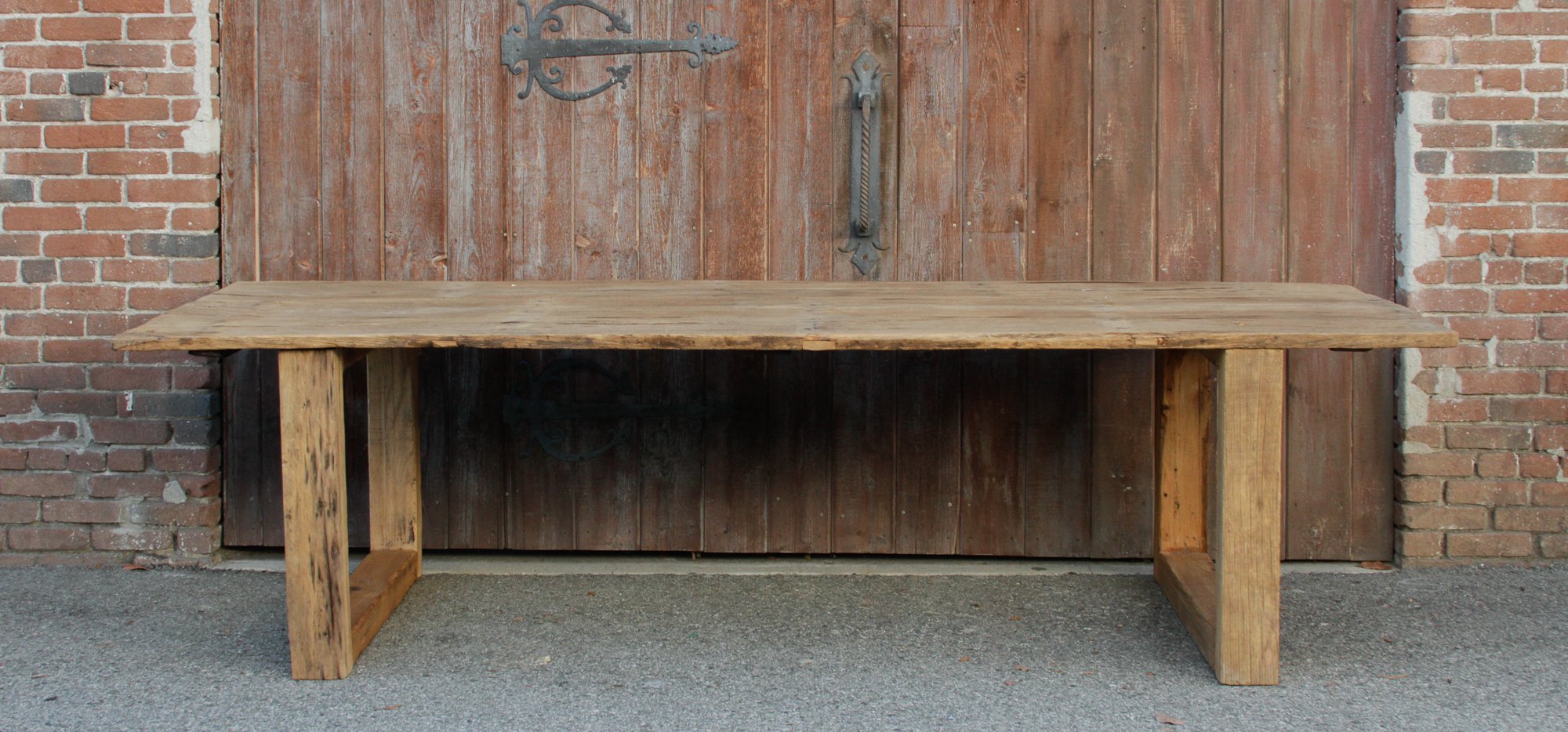 Imposing Very Long Rustic Dining Table