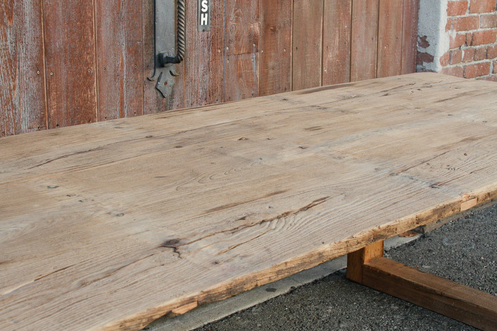 Imposing Very Long Rustic Dining Table
