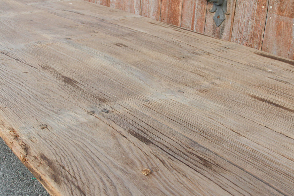 Imposing Very Long Rustic Dining Table