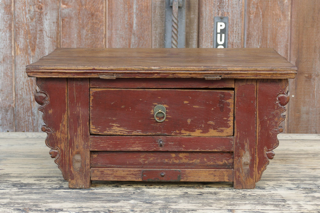 Antique Painted Kang Altar Table