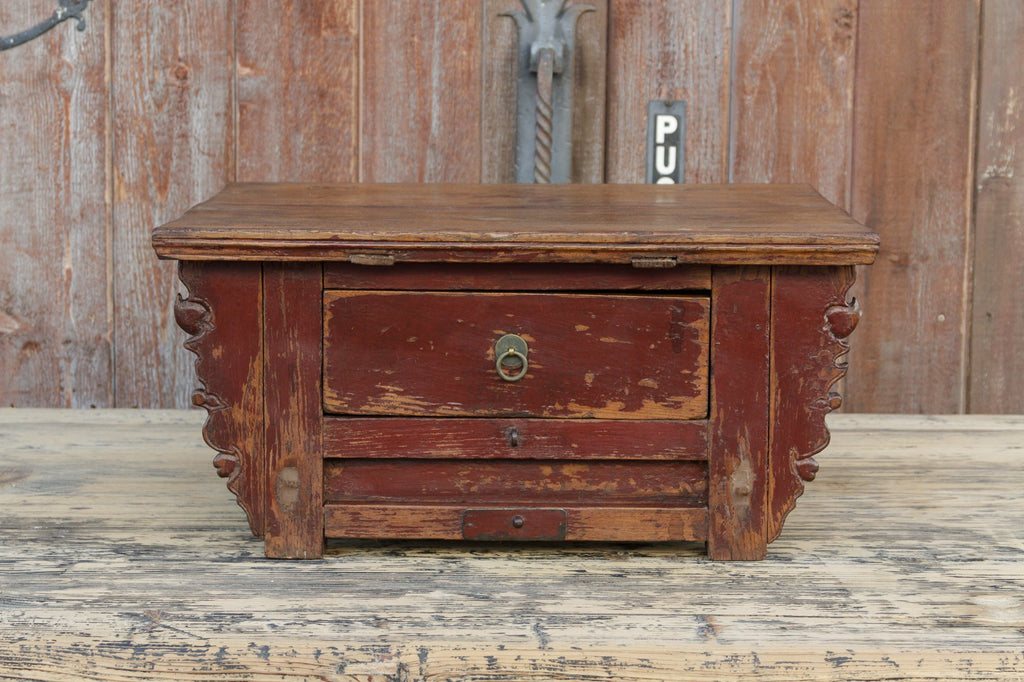 Antique Painted Kang Altar Table