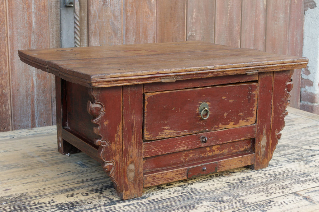 Antique Painted Kang Altar Table
