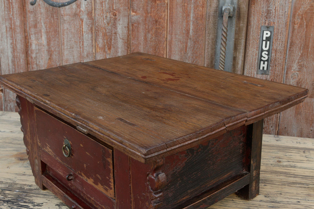 Antique Painted Kang Altar Table