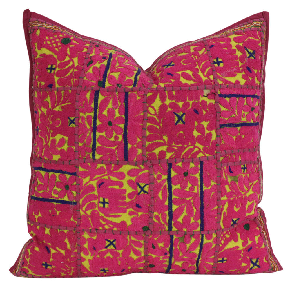 Gaj Embroidered Pillow