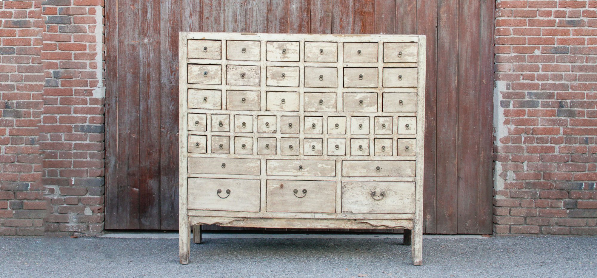 Antique Asian Apothecary Cabinet