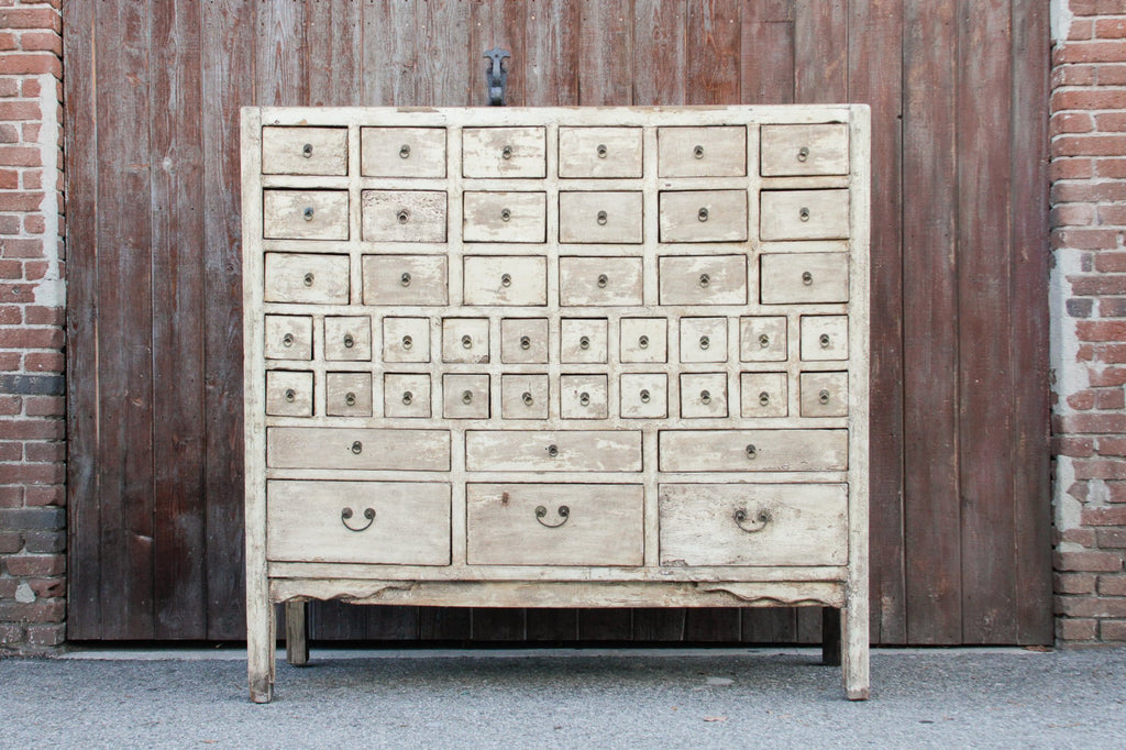 Antique Asian Apothecary Cabinet