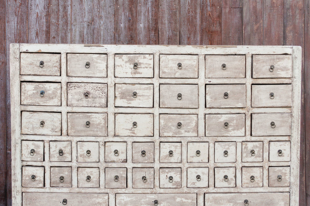 Antique Asian Apothecary Cabinet