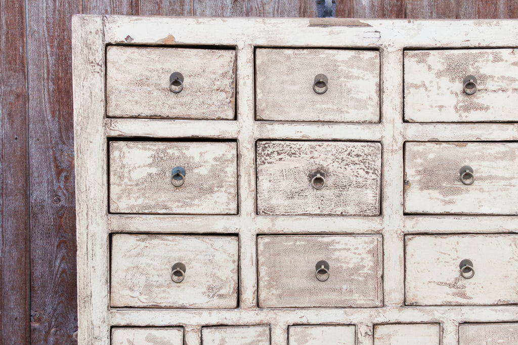 Antique Asian Apothecary Cabinet