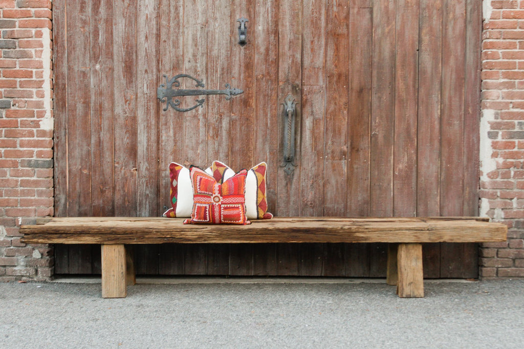 Early 19th Century Long Primitive Bench